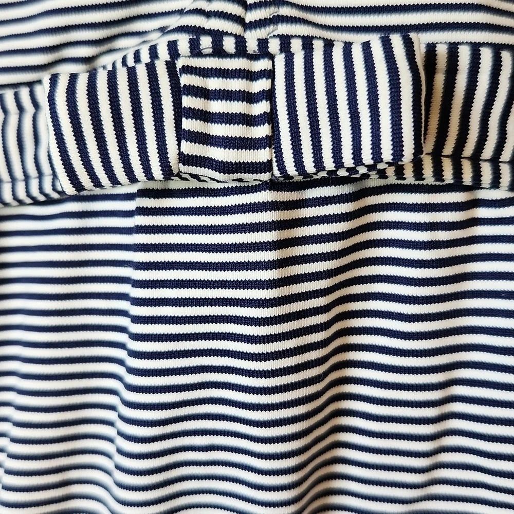 Jacadi Paris Navy & White Striped Swimsuit